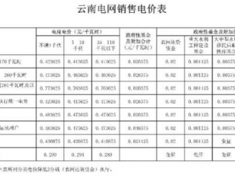云南：加快推進燃煤發電上網電價市場化改革