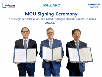 斗山燃料電池與巴拉德合作開發(fā)氫燃料電池系統(tǒng) 用于移動(dòng)出行領(lǐng)域