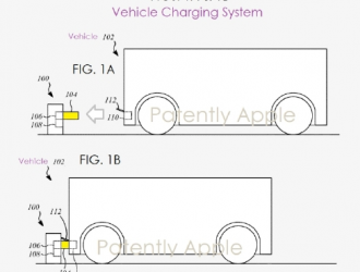 蘋果獲新專利 未來電動汽車自動充電站