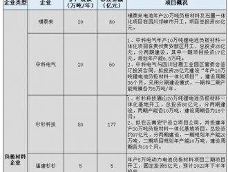 近30個項目密集擴產 負極材料產能過剩“隱憂”