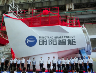 12MW！全球最大抗臺風半直驅海上機組下線