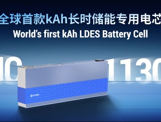 海辰儲能全球首款千安時電池MIC 1130Ah發布